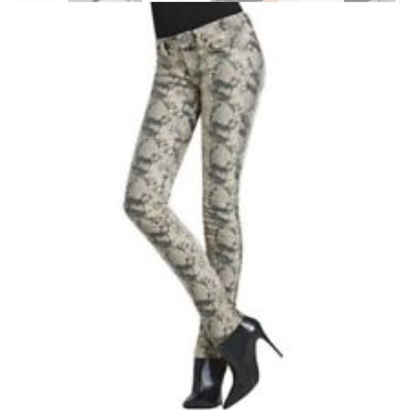 Cabi diamondback skinny snake print jeans - Picture 2 of 3